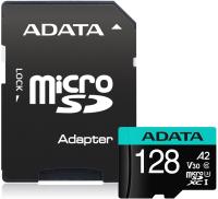 Флеш карта microSDXC 128GB A-Data AUSDX128GUI3V30SA2-RA1 Premier Pro + adapter