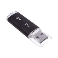 Флеш Диск Silicon Power 32Gb Ultima U02 SP032GBUF2U02V1K USB2.0 черный