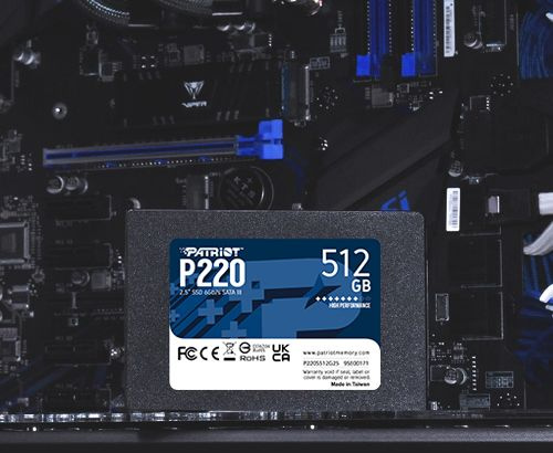 Накопитель SSD Patriot SATA III 512Gb P220S512G25 P220 2.5"