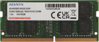 Память DDR4 16Gb 3200MHz A-Data AD4S320016G22-SGN RTL PC4-25600 CL22 SO-DIMM 260-pin 1.2В single rank Ret