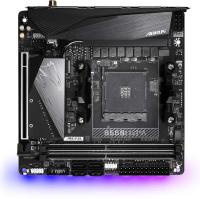 Материнская плата Gigabyte B550I AORUS PRO AX Soc-AM4 AMD B550 2xDDR4 mini-ITX AC`97 8ch(7.1) 2.5Gg RAID+HDMI+DP