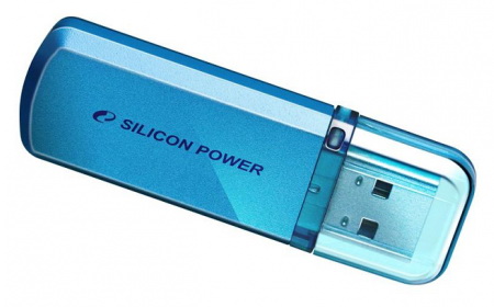 Флеш Диск Silicon Power 16Gb Helios 101 SP016GBUF2101V1B USB2.0 синий