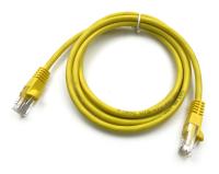 Патч-корд Buro UTP 4 пары cat5E CCA molded 1.5м желтый RJ-45 (m)-RJ-45 (m)