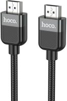 Кабель Hoco US09 ver2.0 HDMI (m) HDMI (m) 2м черный пакет (упак.:1шт)