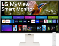 Монитор LG 31.5" 32SR83U-W белый IPS LED 16:9 HDMI M/M матовая HAS 400cd 178гр/178гр 3840x2160 60Hz UHD USB 7.7кг