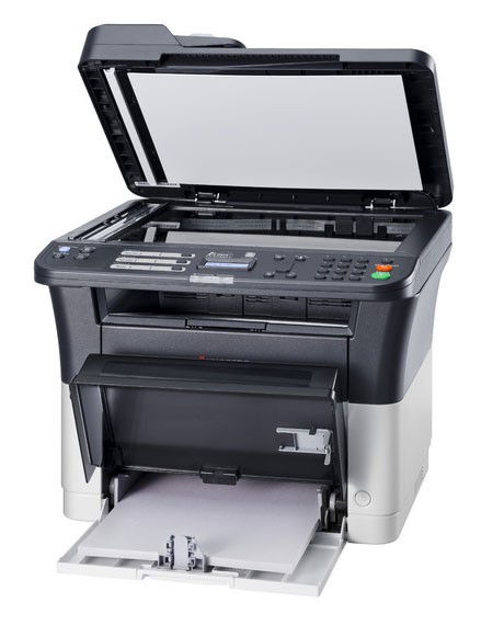 МФУ лазерный Kyocera FS-1025MFP (1102M63RU0/1102M63RUV) A4 Duplex белый/черный