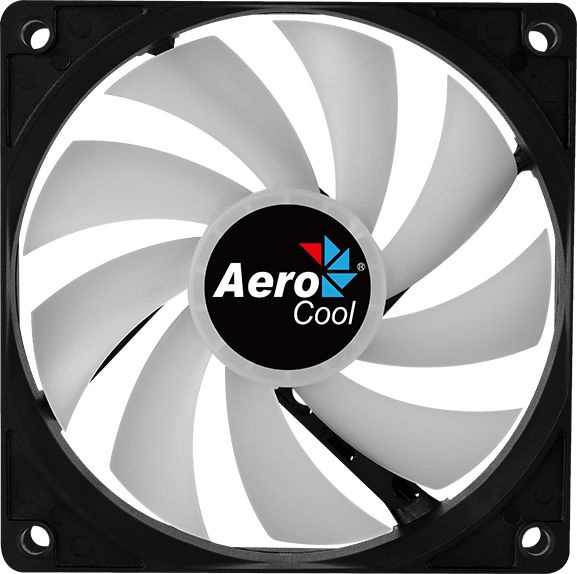 Вентилятор для корпуса Aerocool Frost 12 RGB 120х120x25 черный 4-pin 28дБ (FROST 12 PWM FRGB 4P) Ret