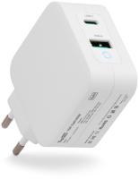 Блок питания TopON TOP-GaN-65W автоматический 65W 5V-20V 3.25A 2xUSB от бытовой электросети LED индикатор