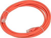 Патч-корд Lanmaster LAN-PC45/U5E-3.0-OR UTP вилка RJ-45-вилка RJ-45 кат.5е 3м оранжевый LSZH (уп.:1шт)