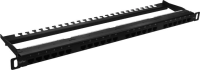 Патч-панель Suprlan 10-0404 19" 0,5U 24xRJ45 кат.5E UTP