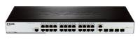 Коммутатор D-Link DES-3200-28/C1A 24x100Mb 2SFP управляемый