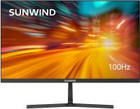 Монитор SunWind 27" SM-27FI221 черный IPS LED 16:9 HDMI M/M матовая 300cd 178гр/178гр 1920x1080 100Hz G-Sync VGA DP FHD 4.3кг