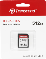 Флеш карта SDXC 512GB Transcend TS512GSDC300S w/o adapter