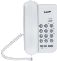 Телефон проводной Sanyo RA-S108W белый