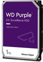 Жесткий диск WD SATA-III 1Tb WD10PURZ Surveillance Purple (5400rpm) 64Mb 3.5"