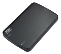 Внешний корпус для HDD/SSD AgeStar 3UB2A12 SATA USB3.0 пластик/алюминий черный 2.5"