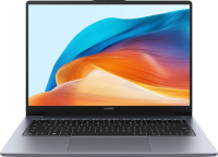 Ноутбук Huawei MateBook D 14 Core i5 12450H 16Gb SSD512Gb Intel Iris Xe graphics 14" IPS FHD (1920x1080) Windows 11 Home grey space WiFi BT Cam (53013XFP)