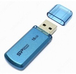 Флеш Диск Silicon Power 16Gb Helios 101 SP016GBUF2101V1B USB2.0 синий