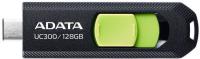 Флеш Диск A-Data 128Gb Type-C UC300 ACHO-UC300-128G-RBK/GN USB3.2 черный/зеленый