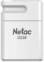 Флеш Диск Netac 64Gb U116 NT03U116N-064G-30WH USB3.0 белый