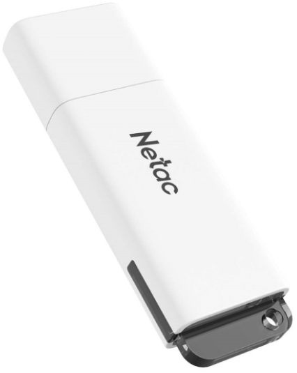 Флеш Диск Netac 8Gb U185 NT03U185N-008G-20WH USB2.0 белый