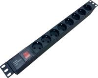 Блок распределения питания NTSS NTSS-PDU-DA1015 гор.размещ. 8xSchuko базовые 10A C14