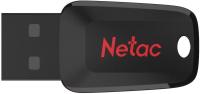 Флеш Диск Netac 128Gb U197 NT03U197N-128G-20BK USB2.0 черный/красный