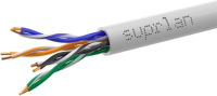 Кабель информационный Suprlan 01-0333-1 кат.5E U/UTP 4 пары 24AWG PVC внутренний 50м серый