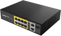 Коммутатор Netis P110GH (L2) 8x100Мбит/с 2x1Гбит/с 1SFP 8PoE 8PoE+ 120W неуправляемый