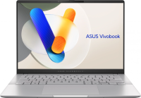 Ноутбук Asus VivoBook S14 OLED M5406WA-QD127 Ryzen AI 9 365 24Gb SSD1Tb AMD Radeon 14" OLED WUXGA (1920x1200) noOS silver WiFi BT Cam (90NB14P1-M007L0)