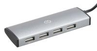 Разветвитель USB-C Digma HUB-4U2.0-UC-DS 4порт. серебристый