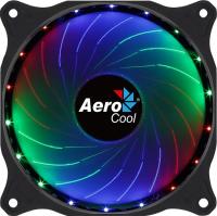 Вентилятор Aerocool Cosmo 12 RGB 120x120x25mm черный/белый 4-pin (Molex)24dB 160gr Ret (COSMO 12 FRGB MOLEX)