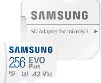 Флеш карта microSDXC 256Gb Class10 Samsung MB-MC256KA EVO PLUS + adapter