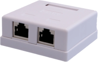 Розетка Suprlan 10-0353-1 наклад.RJ45 2 кат.6 FTP бел.