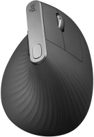 Мышь Logitech MX Vertical черный/черный оптическая (4000dpi) беспроводная BT/Radio USB (6but)