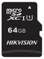 Флеш карта microSDXC 64GB Hikvision HS-TF-C1(STD)/64G/ZAZ01X00/OD w/o adapter