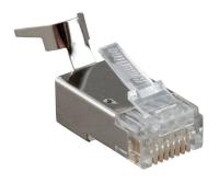 Коннектор Hyperline (PLUG-8P8C-UV-C6-TW-SH-10) FTP кат.6 RJ45 (упак.:10шт)