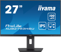 Монитор Iiyama 27" ProLite XUB2793HSU-B6 черный IPS LED 1ms 16:9 HDMI M/M матовая HAS Piv 300cd 178гр/178гр 1920x1080 110Hz DP FHD USB 5.4кг