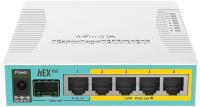 Роутер MikroTik hEX PoE (RB960PGS) 10/100/1000BASE-TX/SFP белый