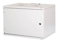 Шкаф коммутационный Lande NetBox Soho (LN-SH12U5440-BL-F0-2) настенный 12U 540x400мм пер.дв.металл задн.дв.стал.лист несъемн.бок.пан. направл.под закл.гайки 80кг черный 14.5кг IP20 сталь