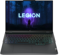 Ноутбук Lenovo Legion Pro 5 16ARX8 Ryzen 5 7645HX 16Gb SSD1Tb NVIDIA GeForce RTX4050 6Gb 16" IPS WQXGA (2560x1600) noOS dk.grey WiFi BT Cam (82WM00FWRK)