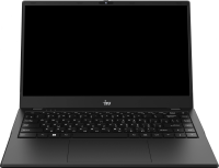 Ноутбук IRU Planio 14ING N100 8Gb SSD256Gb Intel Iris Xe graphics 14" IPS FHD (1920x1080) Free DOS black 6000mAh (2058902)