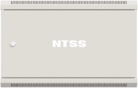 Шкаф коммутационный NTSS Премиум (NTSS-W6U6060FD) настенный 6U 570x600мм пер.дв.металл 60кг серый 500мм 18.8кг 220град. 370мм IP20 сталь