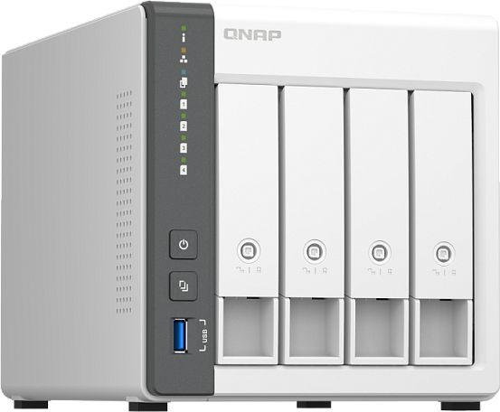 Сетевое хранилище NAS Qnap D4 (REV. C) 4-bay настольный Cortex-A55 RK3568B2