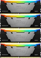 Память DDR4 4x32GB 3600MHz Kingston KF436C18RB2AK4/128 Fury Renegade RGB RTL Gaming PC4-28800 CL18 DIMM 288-pin 1.35В dual rank с радиатором Ret