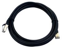 Патч-корд Buro STP 4 пары cat7 CCA molded 3м черный RJ-45 (m)-RJ-45 (m)