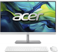 Моноблок Acer Aspire C27-195ES 27" Full HD Core Ultra 5 125U (3.6) 8Gb SSD512Gb Graphics CR Eshell GbitEth WiFi BT 65W клавиатура мышь Cam серебристый 1920x1080