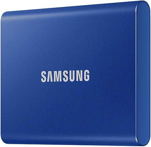 Накопитель SSD Samsung USB-C 1Tb MU-PC1T0H/WW T7 1.8" синий