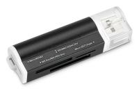 Устройство чтения карт памяти USB2.0 Buro BU-CR-3101 черный