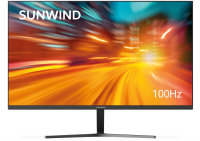 Монитор SunWind 23.8" SM-24FI223 черный IPS LED 6ms 16:9 HDMI M/M матовая 250cd 178гр/178гр 1920x1080 100Hz VGA DP FHD 3.0кг